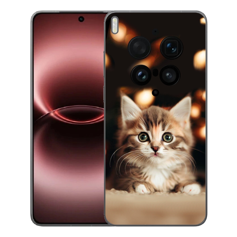 Gélový kryt mmCase na Vivo X300 Ultra - roztomilé mačiatko 2