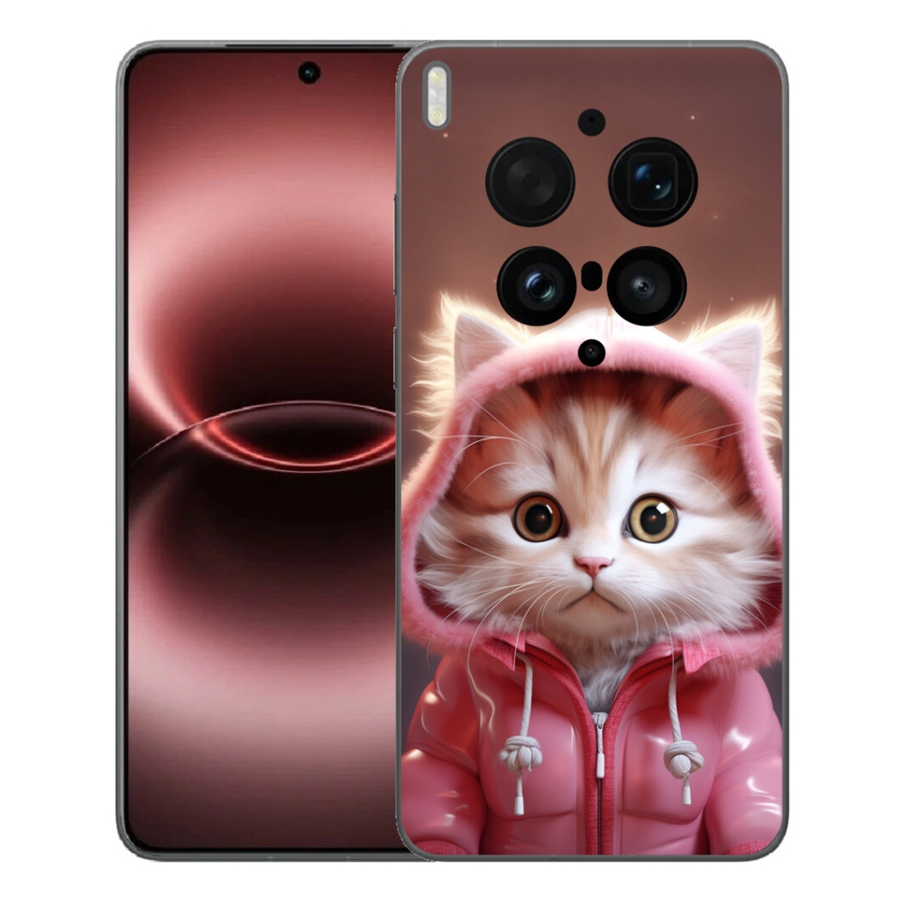 Gélový kryt mmCase na Vivo X300 Ultra - roztomilé mačiatko 3