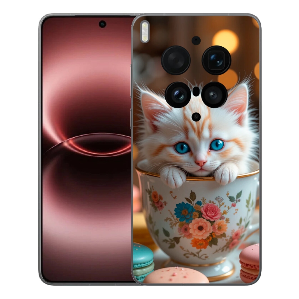 Gélový kryt mmCase na Vivo X300 Ultra - roztomilé mačiatko 6