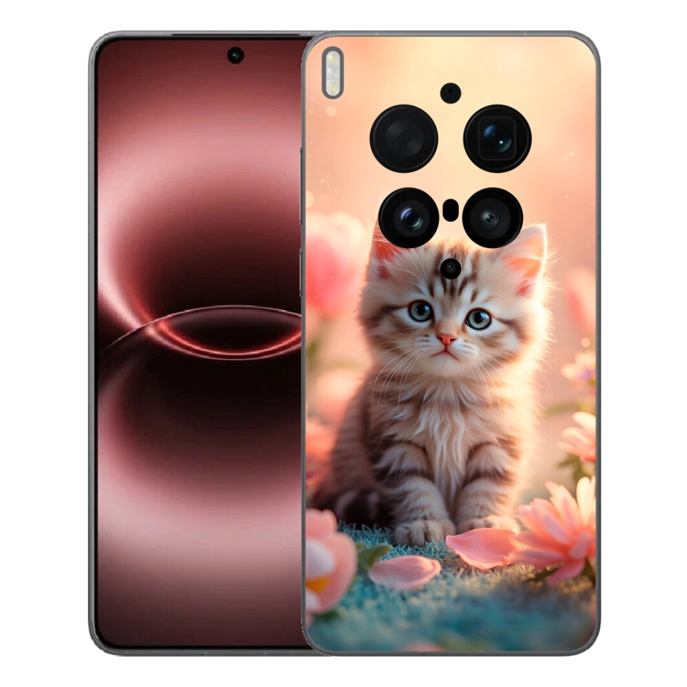 Gélový kryt mmCase na Vivo X300 Ultra - roztomilé mačiatko 8