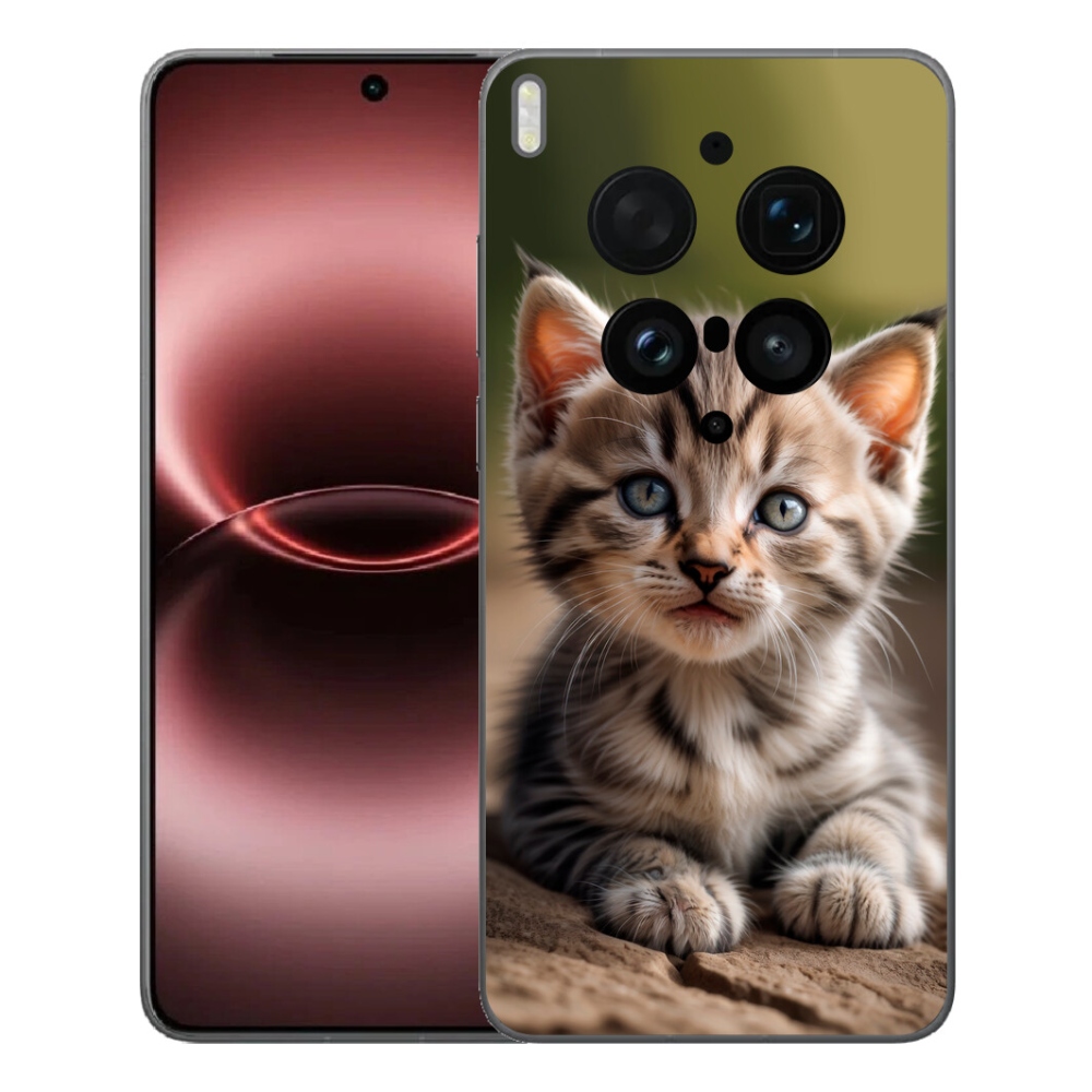 Gélový kryt mmCase na Vivo X300 Ultra - roztomilé mačiatko 9