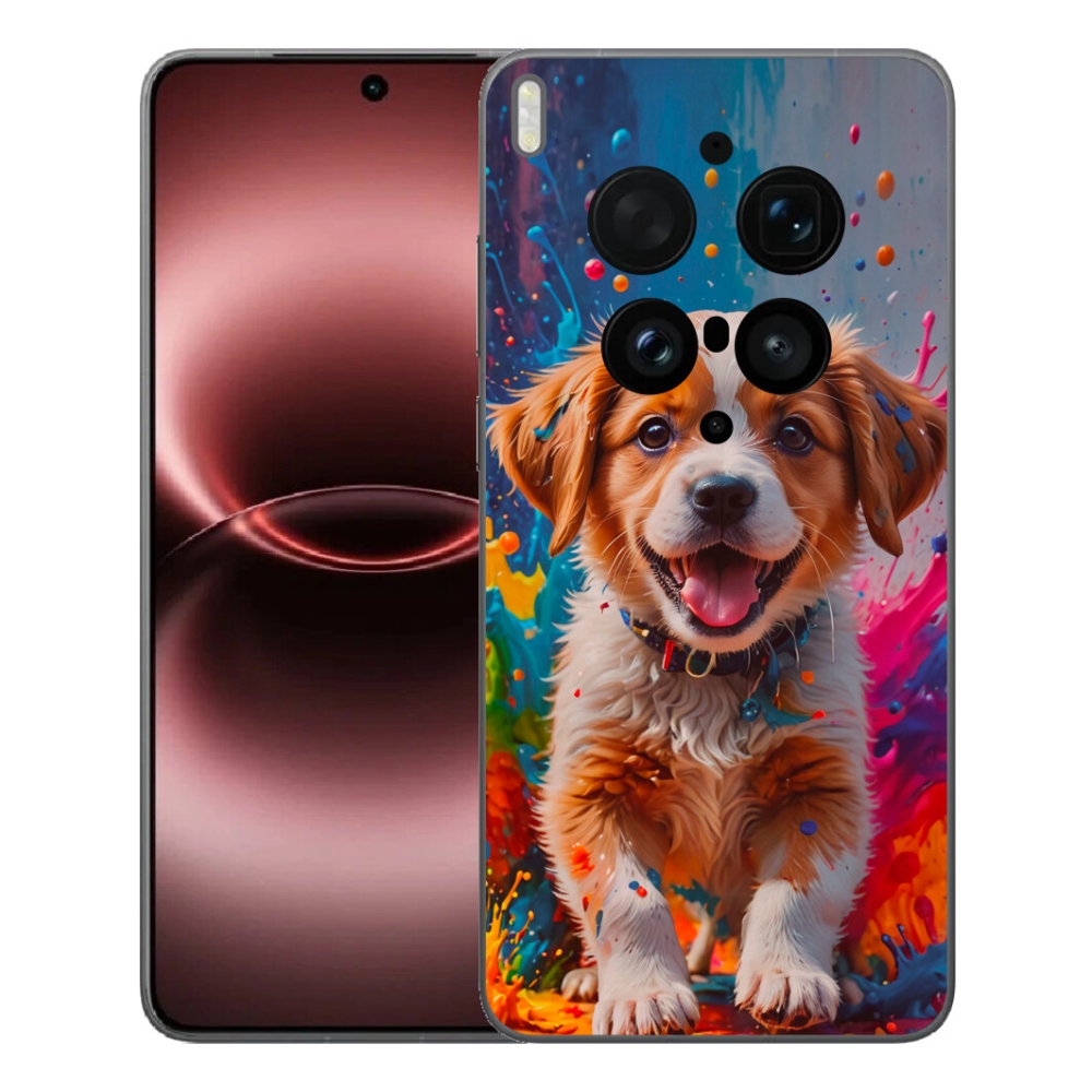 Gélový kryt mmCase na Vivo X300 Ultra - roztomilé šteňa 3
