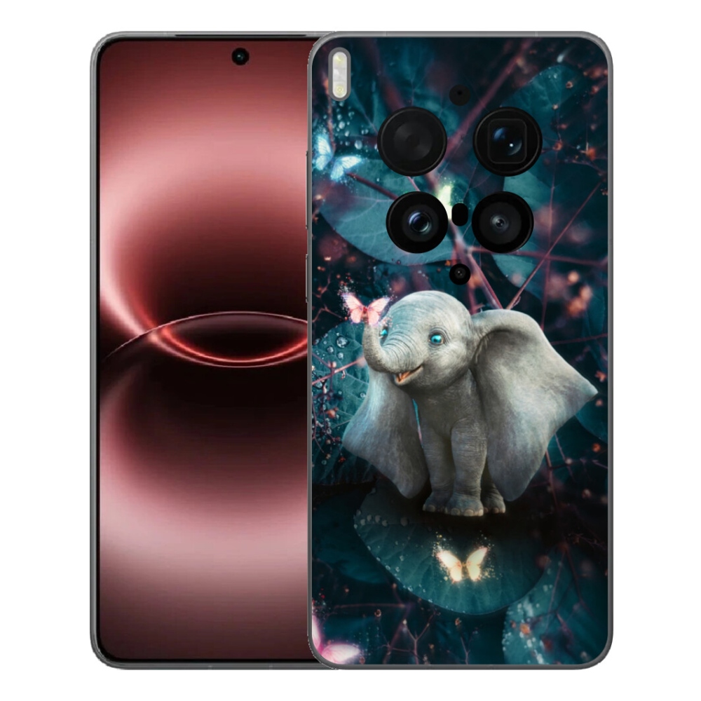 Gélový kryt mmCase na Vivo X300 Ultra - roztomilý slon