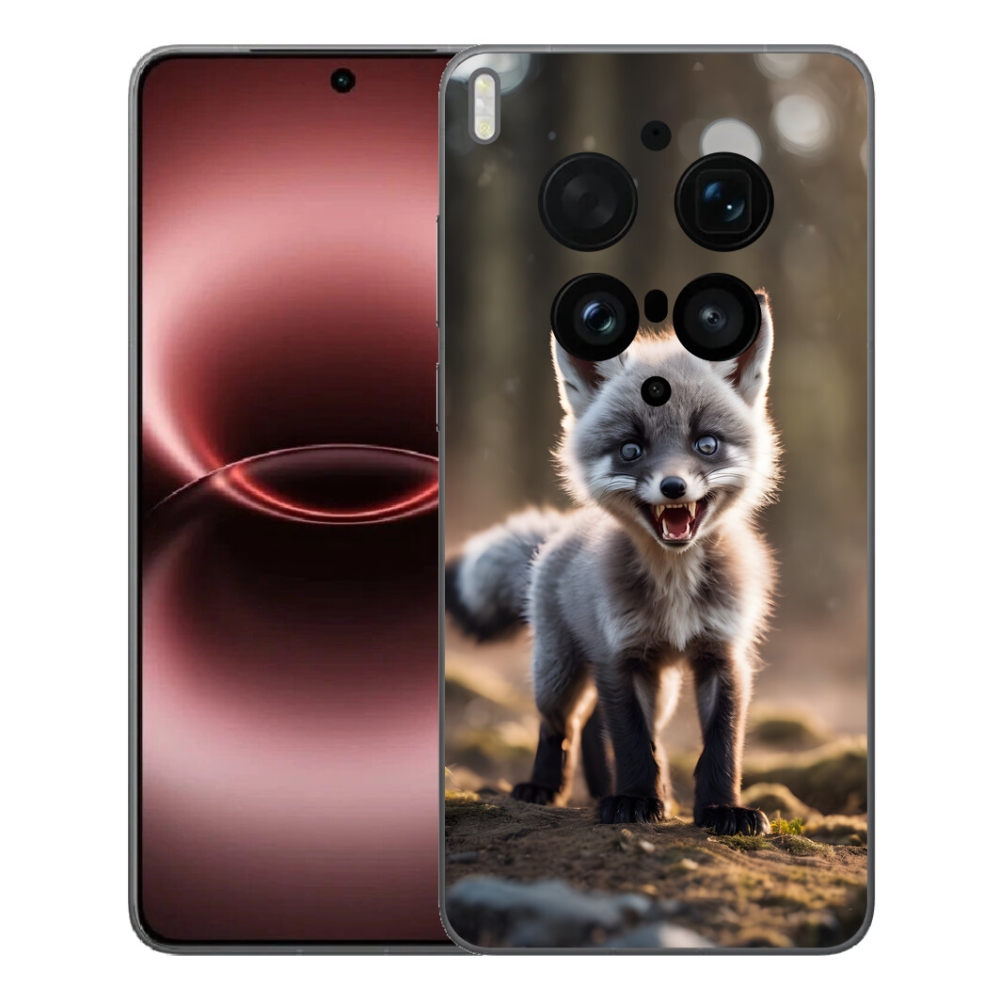 Gélový kryt mmCase na Vivo X300 Ultra - rozzúrená líška