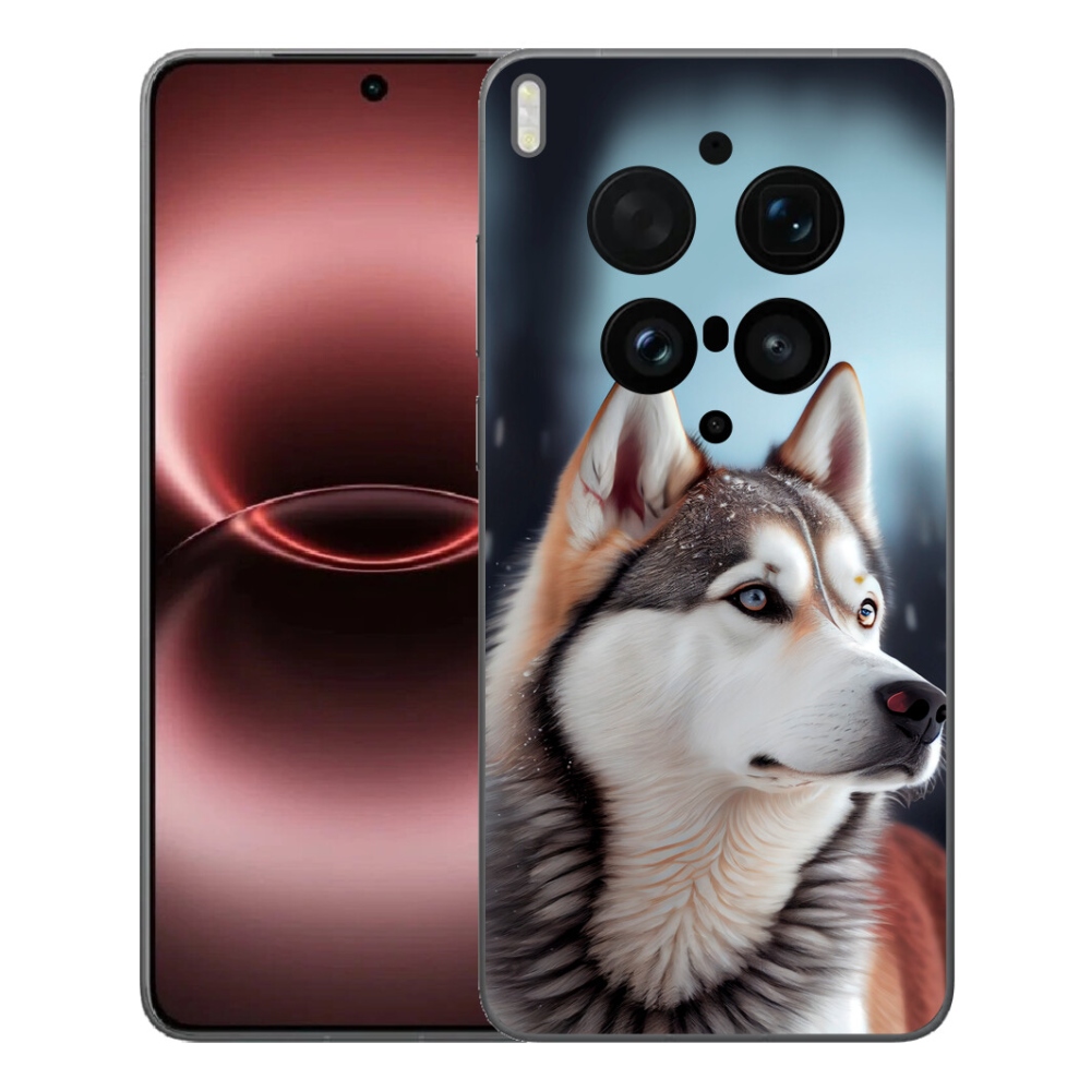 Gélový kryt mmCase na Vivo X300 Ultra - sibírsky husky
