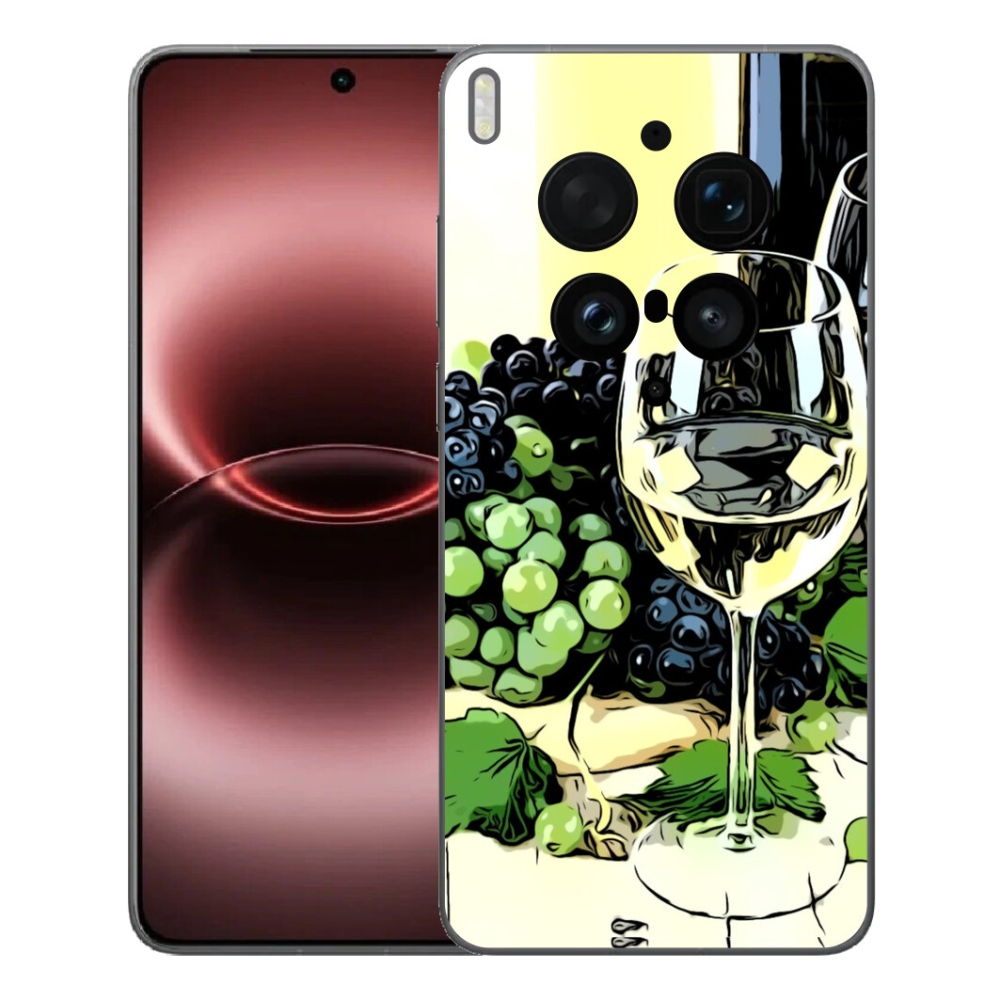 Gélový kryt mmCase na Vivo X300 Ultra - pohár vína