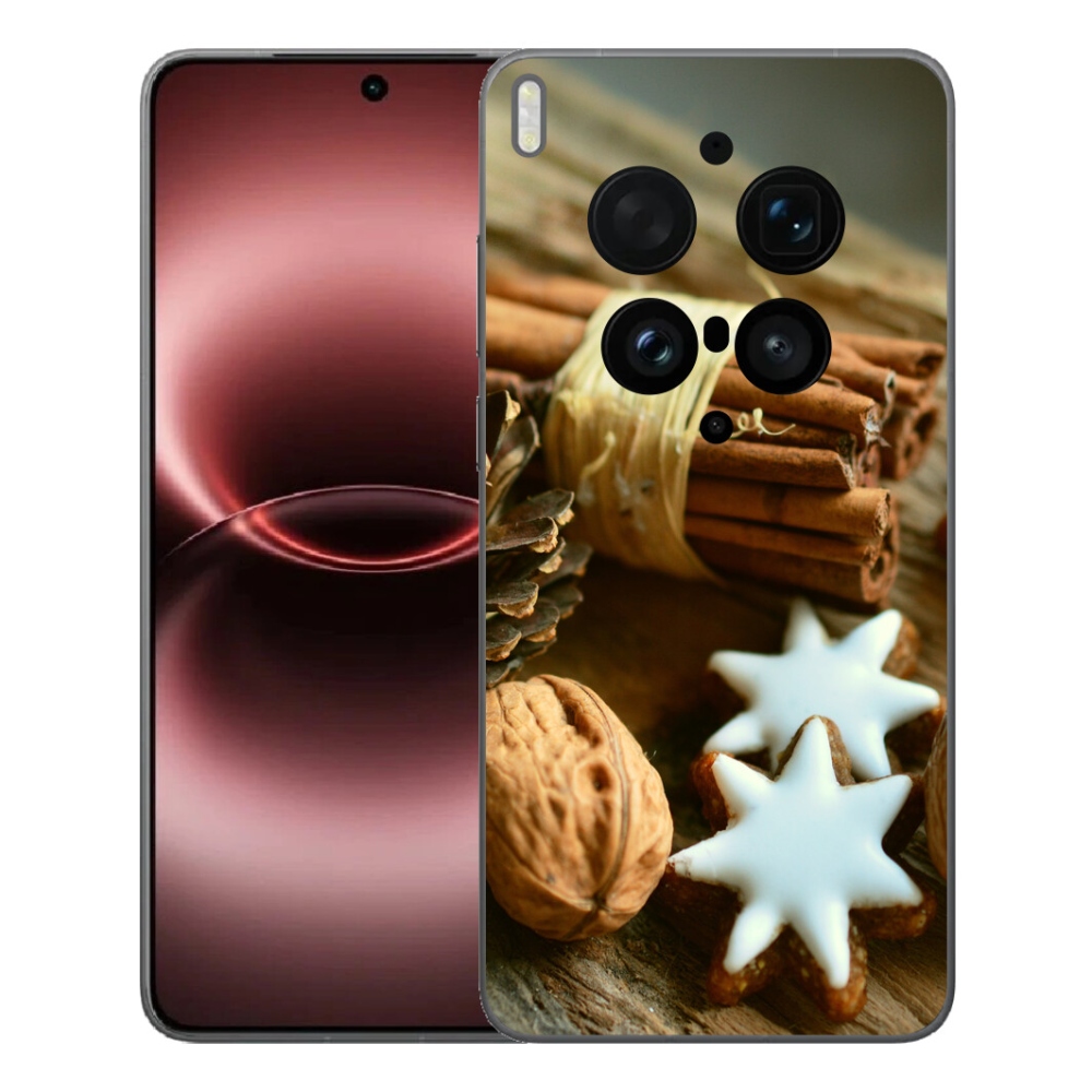 Gélový kryt mmCase na Vivo X300 Ultra - škorica a perníčky