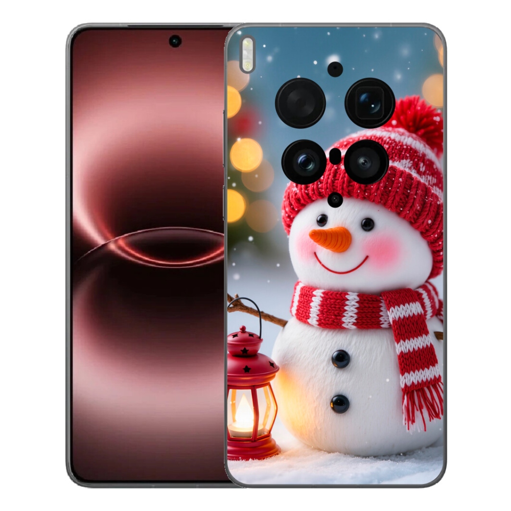 Gélový kryt mmCase na Vivo X300 Ultra - snehuliak 2