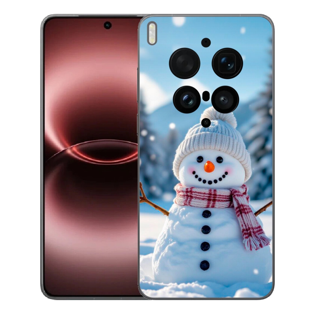 Gélový kryt mmCase na Vivo X300 Ultra - snehuliak 3