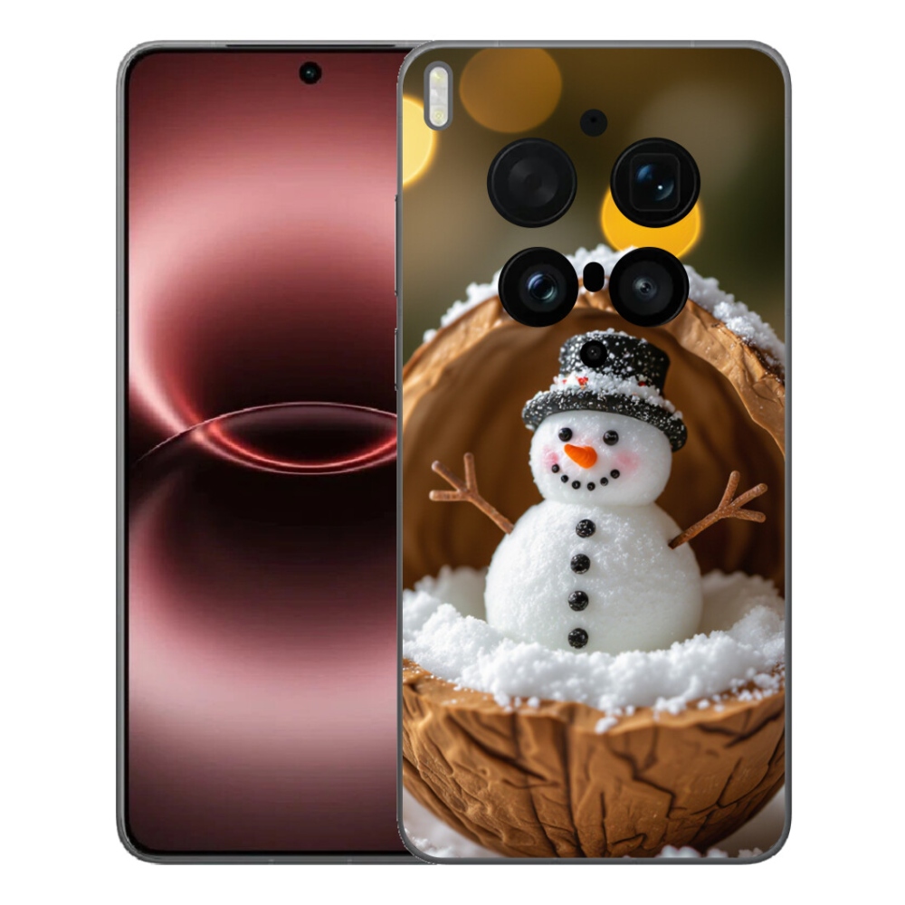 Gélový kryt mmCase na Vivo X300 Ultra - snehuliak 4