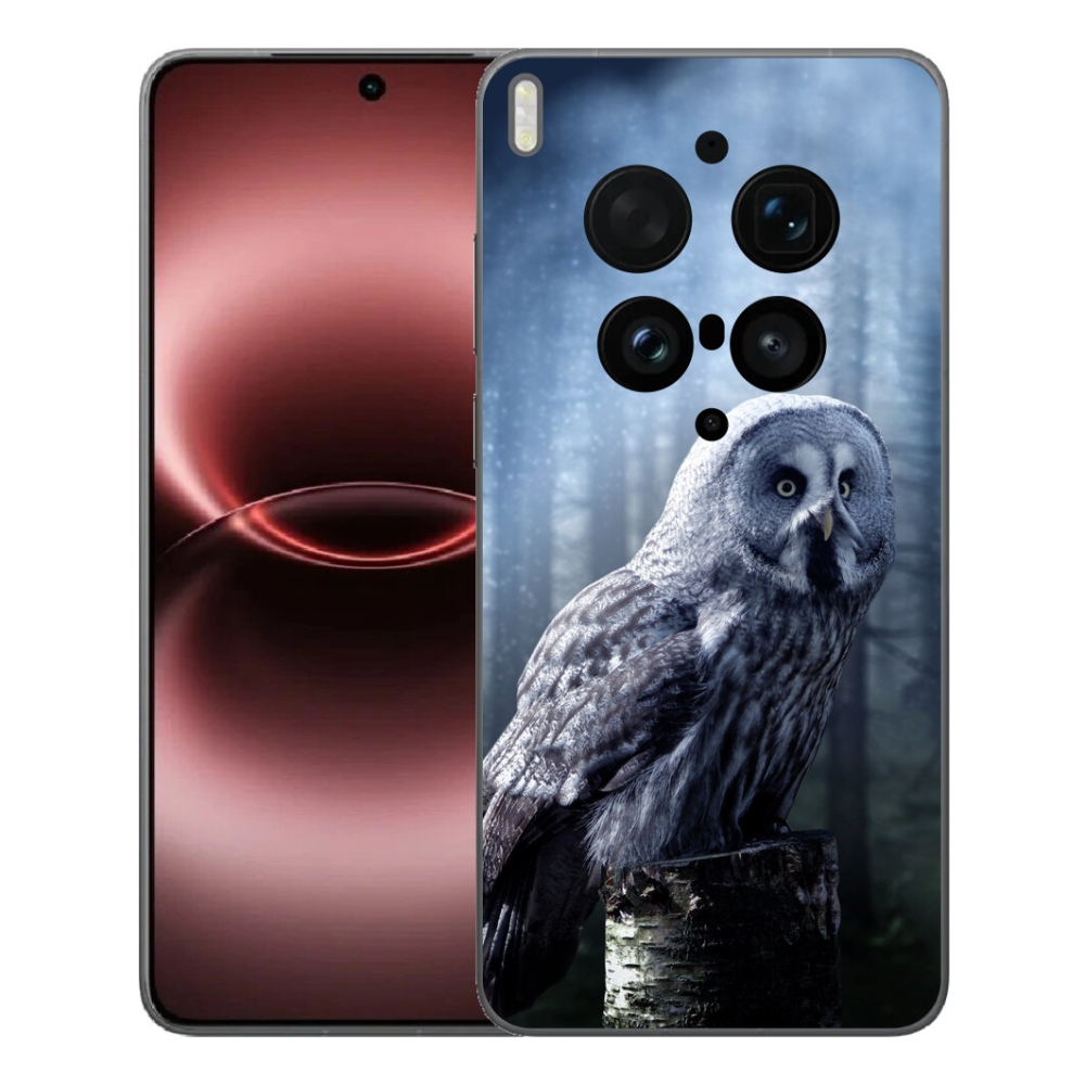 Gélový kryt mmCase na Vivo X300 Ultra - sova