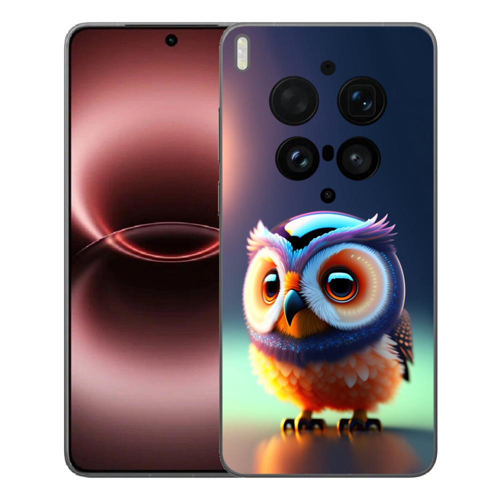 Gélový kryt mmCase na Vivo X300 Ultra - malá sova