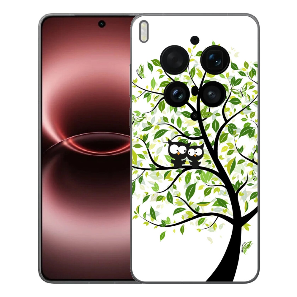 Gélový kryt mmCase na Vivo X300 Ultra - malej sovy na strome