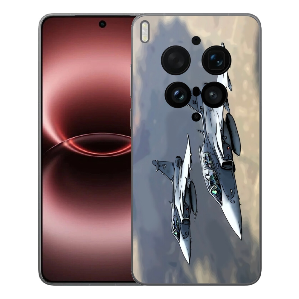 Gélový kryt mmCase na Vivo X300 Ultra - stíhačky