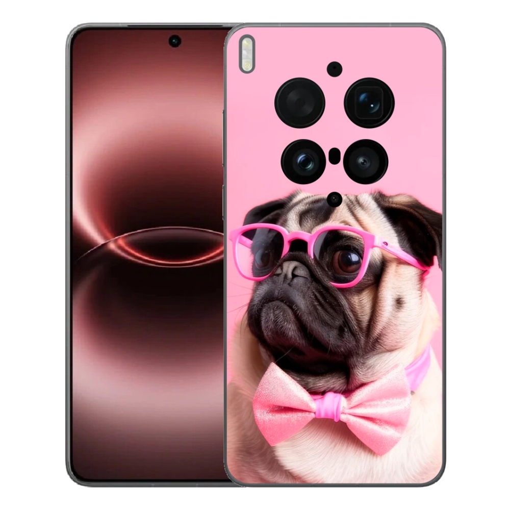 Gélový kryt mmCase na Vivo X300 Ultra - štýlový mops