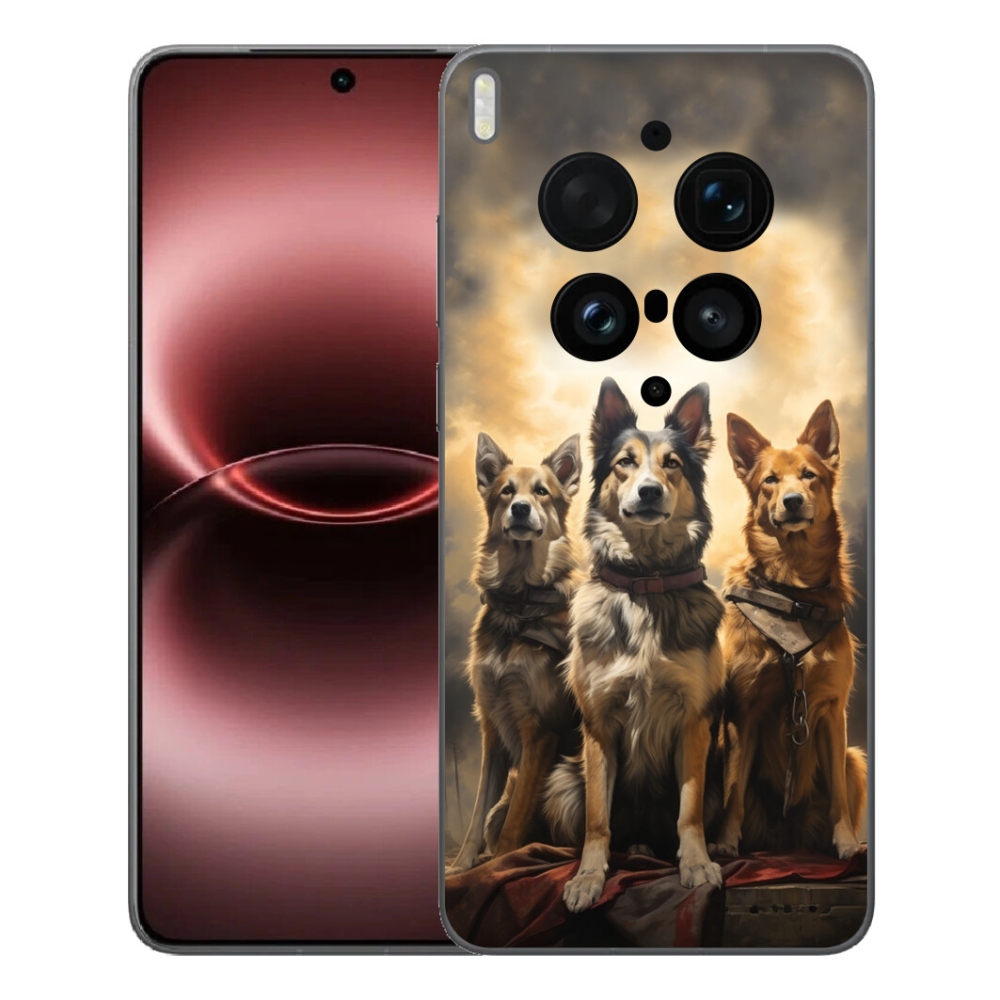 Gélový kryt mmCase na Vivo X300 Ultra - tri psy