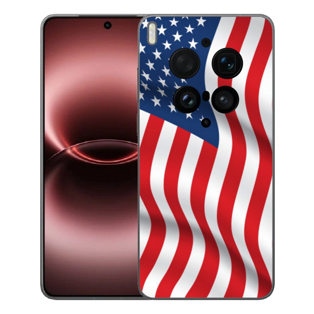 Gélový kryt mmCase na Vivo X300 Ultra - USA vlajka