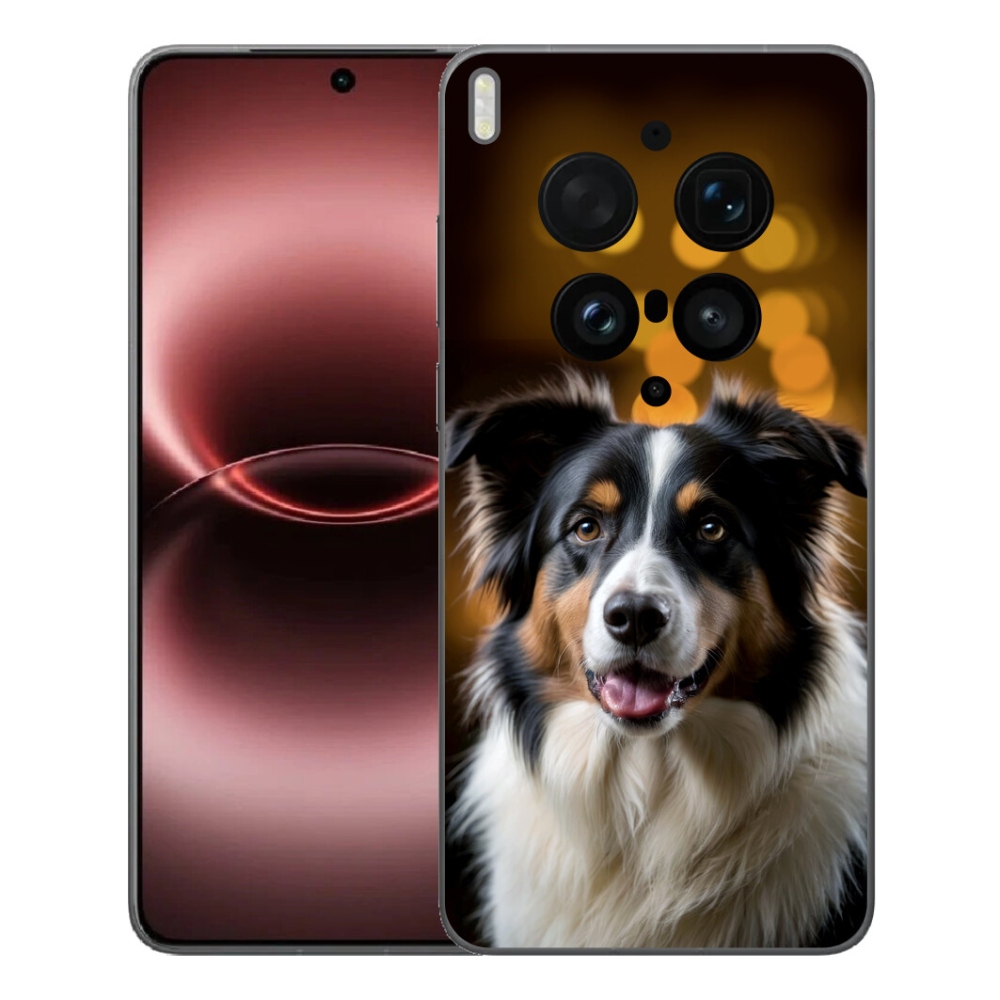 Gélový kryt mmCase na Vivo X300 Ultra - usmievavý austrálsky ovčiak