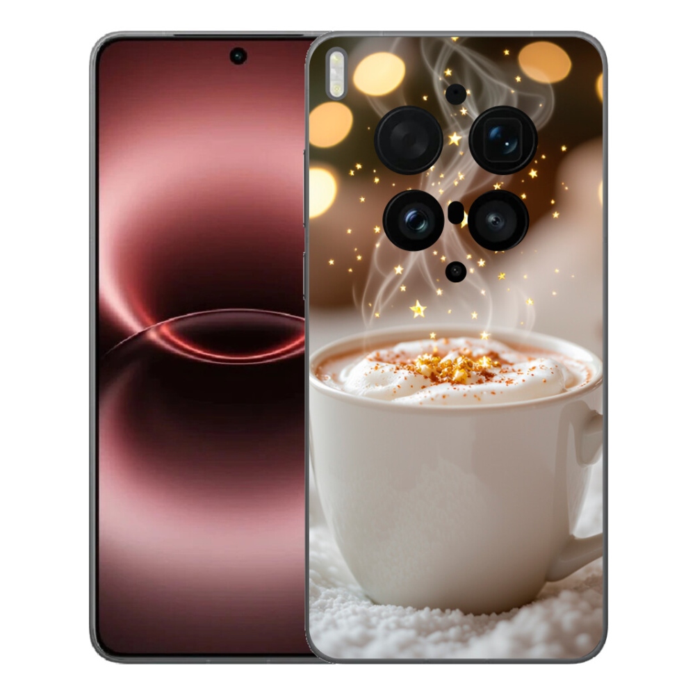 Gélový kryt mmCase na Vivo X300 Ultra - vianočný horúci nápoj