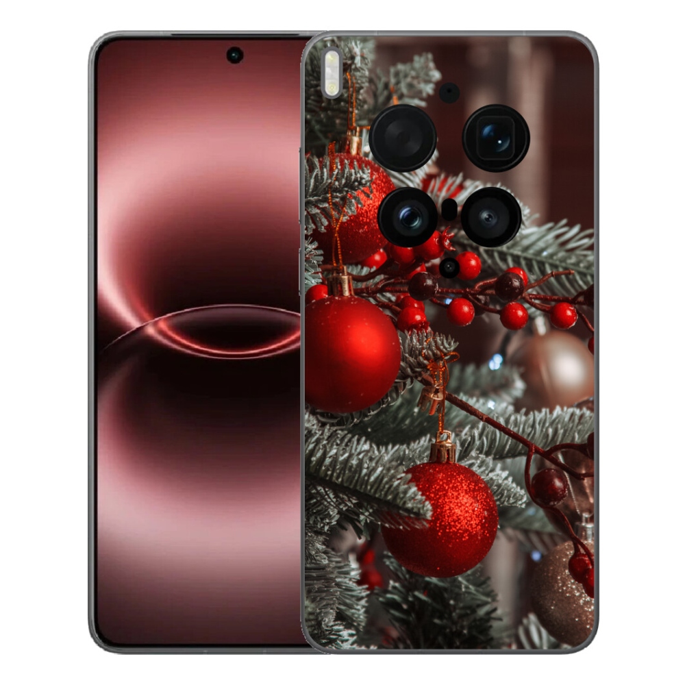 Gélový kryt mmCase na Vivo X300 Ultra - vianočné ozdoby 2