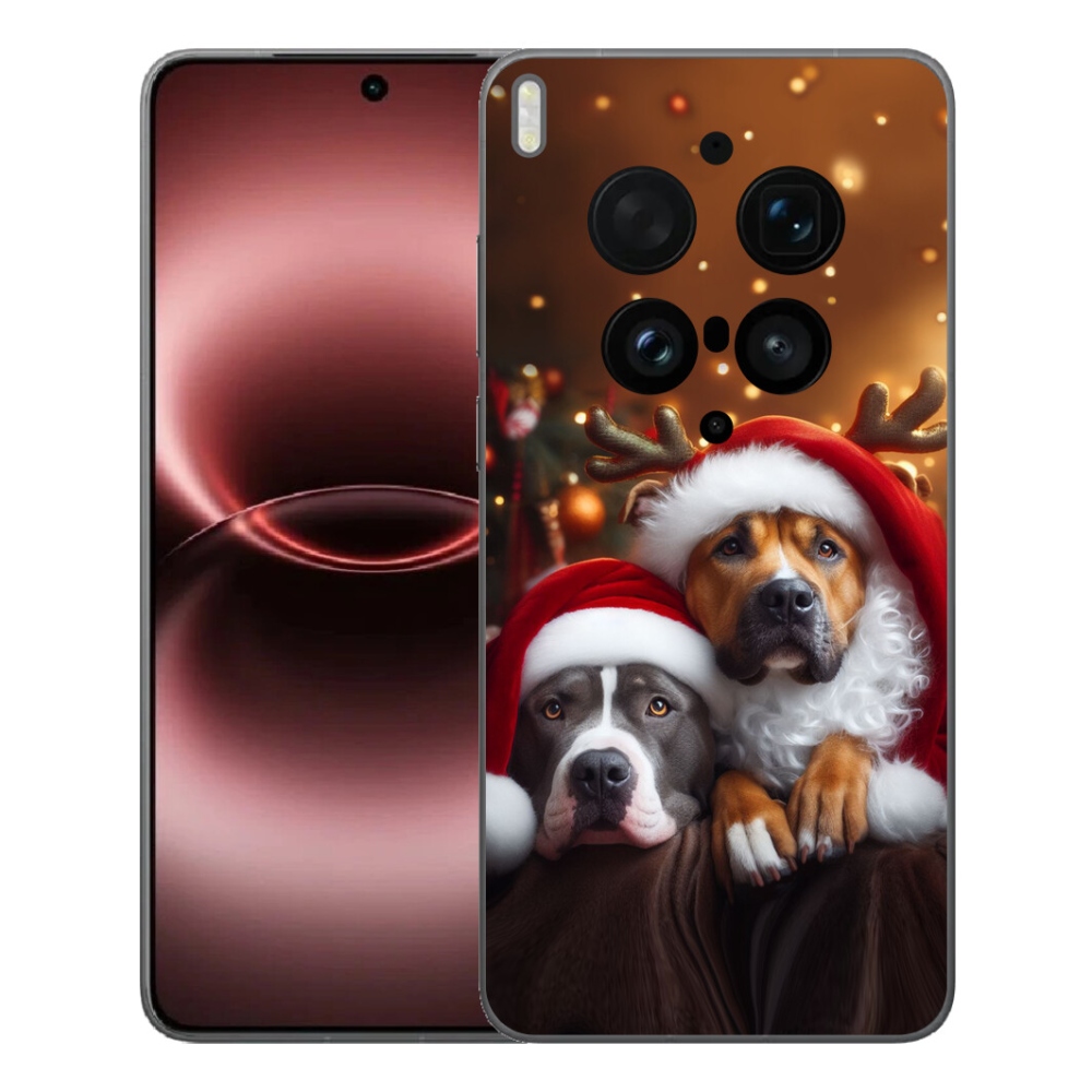 Gélový kryt mmCase na Vivo X300 Ultra - vianočné psy