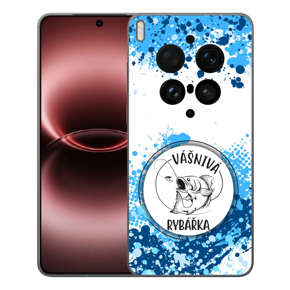 Gélový kryt mmCase na Vivo X300 Ultra - vášnivá rybárka biele pozadie