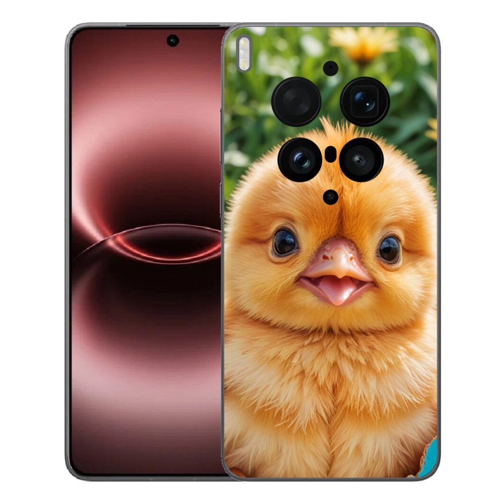 Gélový kryt mmCase na Vivo X300 Ultra - veselé kuriatko