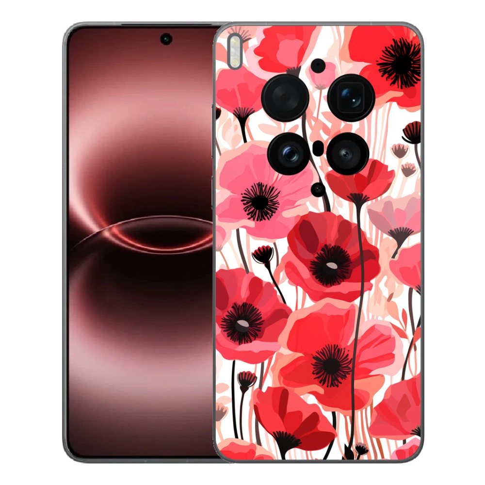 Gélový kryt mmCase na Vivo X300 Ultra - vlčí mak 1