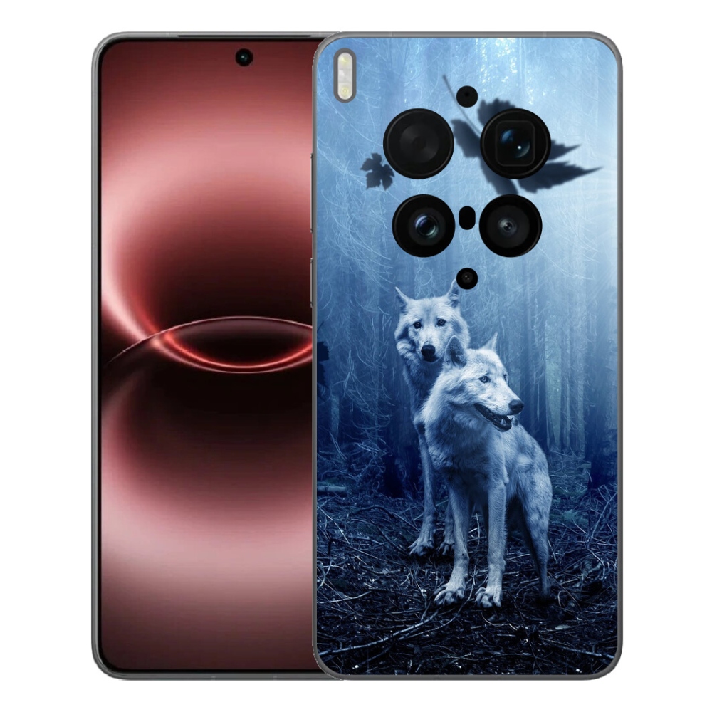 Gélový kryt mmCase na Vivo X300 Ultra - vlci v lese