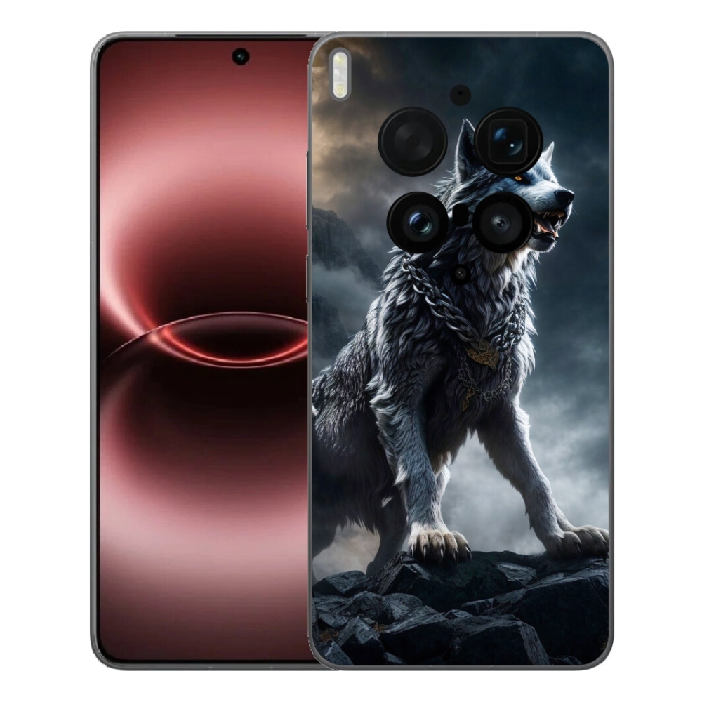 Gélový kryt mmCase na Vivo X300 Ultra - vlk 1