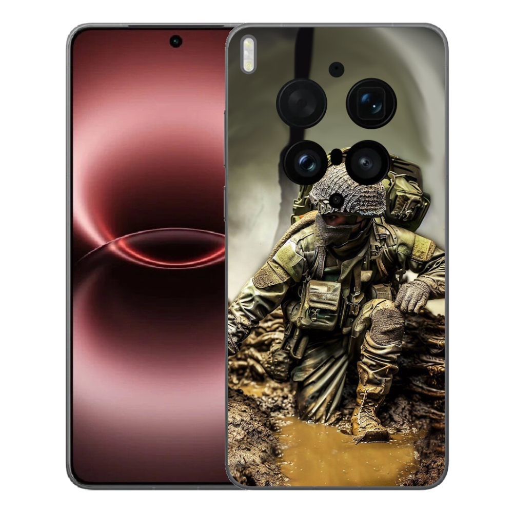 Gélový kryt mmCase na Vivo X300 Ultra - vojak