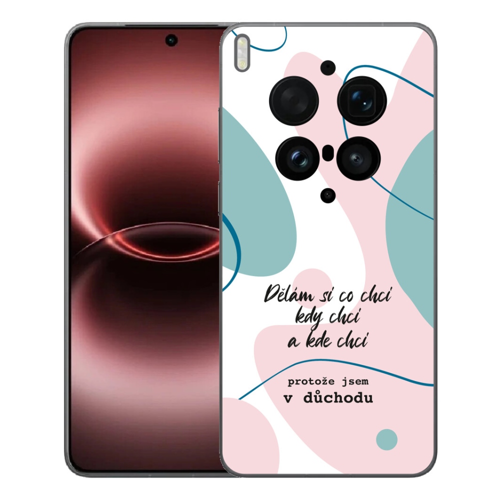 Gélový kryt mmCase na Vivo X300 Ultra - vtipný text 10 biele pozadie