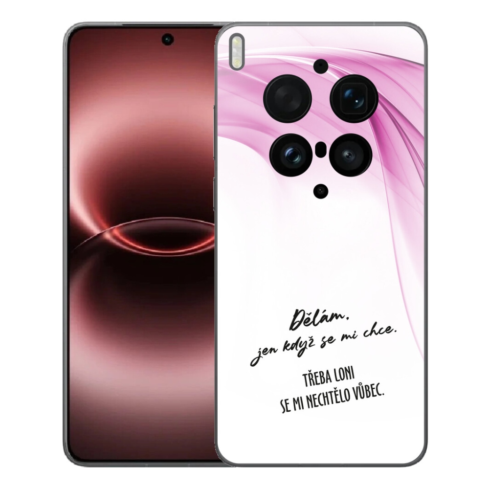Gélový kryt mmCase na Vivo X300 Ultra - vtipný text 12 biele pozadie