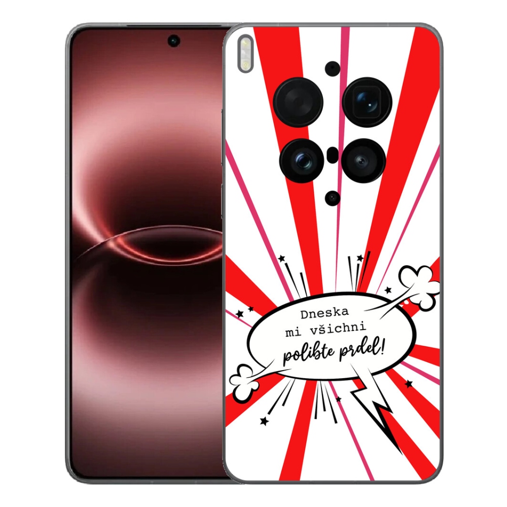 Gélový kryt mmCase na Vivo X300 Ultra - vtipný text 15 biele pozadie