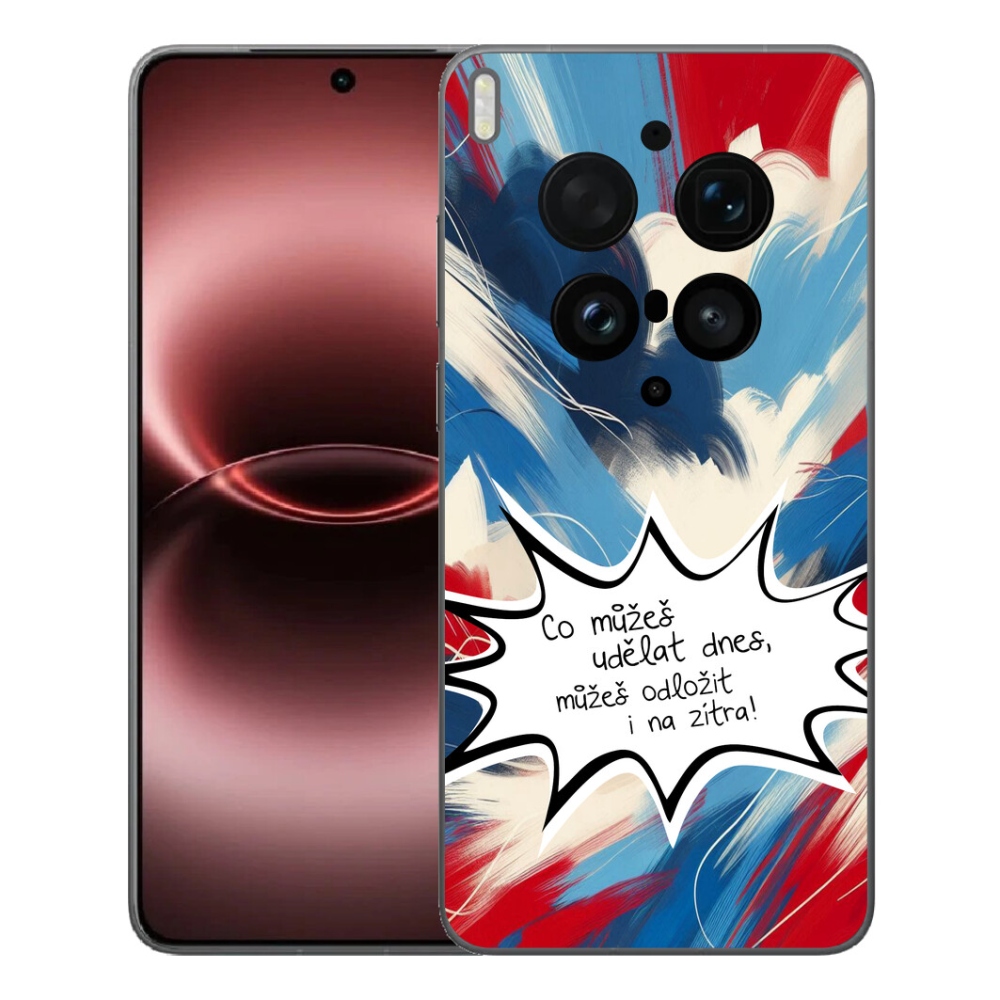 Gélový kryt mmCase na Vivo X300 Ultra - vtipný text 9 biele pozadie
