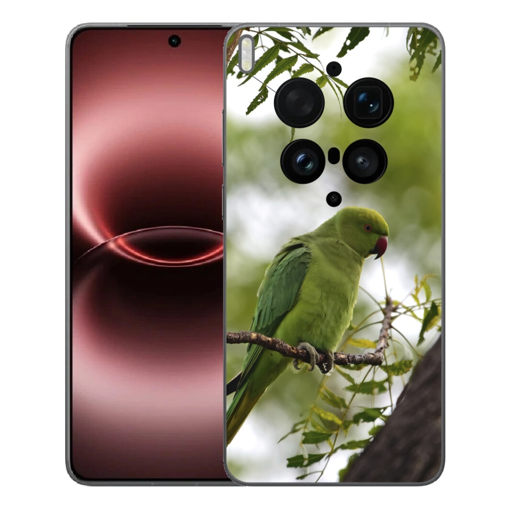 Gélový kryt mmCase na Vivo X300 Ultra - zelený papagáj