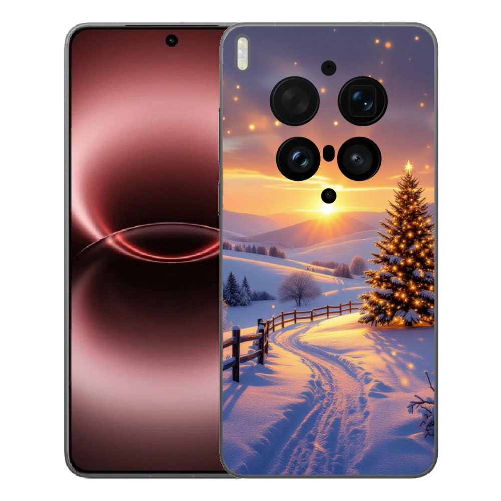 Gélový kryt mmCase na Vivo X300 Ultra - zimná krajina