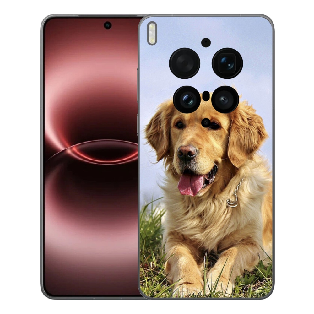 Gélový kryt mmCase na Vivo X300 Ultra - zlatý retriever