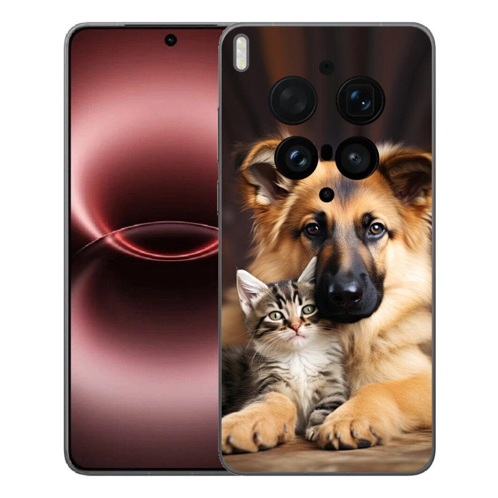 Gélový kryt mmCase na Vivo X300 Ultra - zvieracie priateľstvo