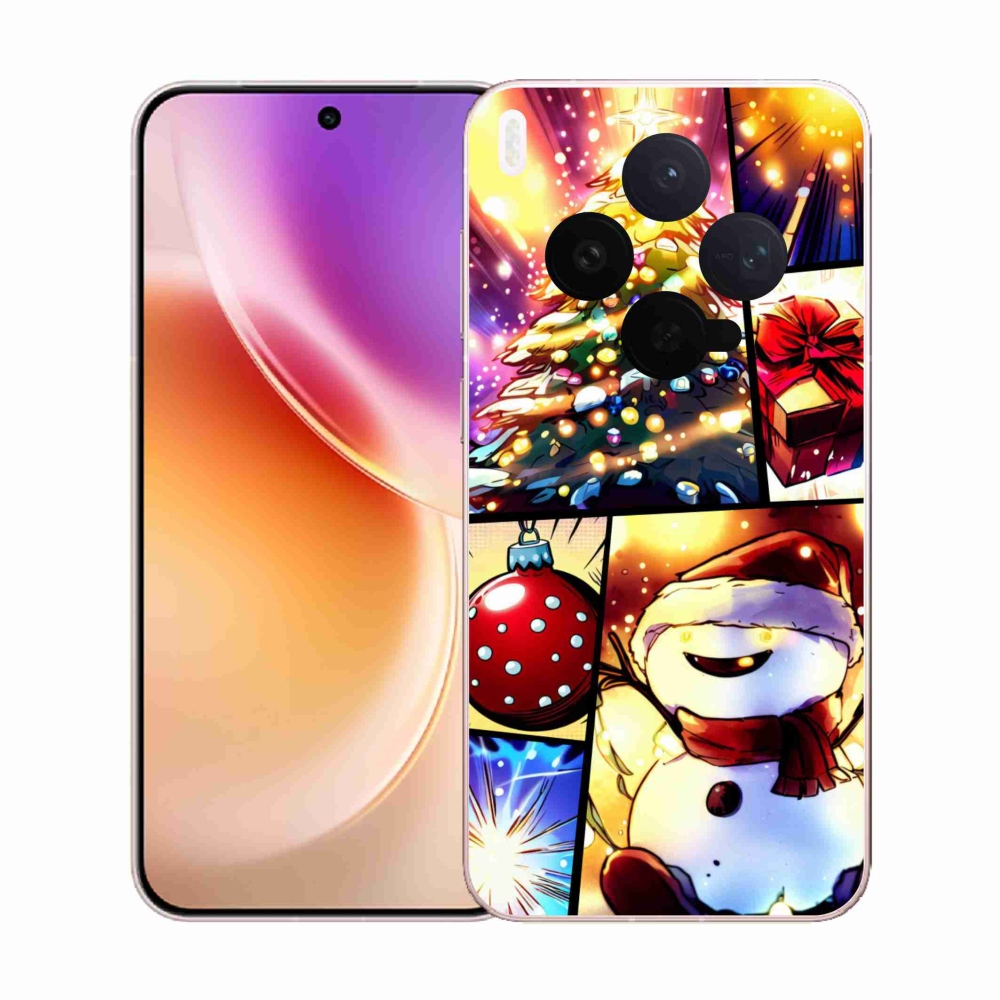 Gélový kryt mmCase na Vivo X300 - vianočné motívy 1