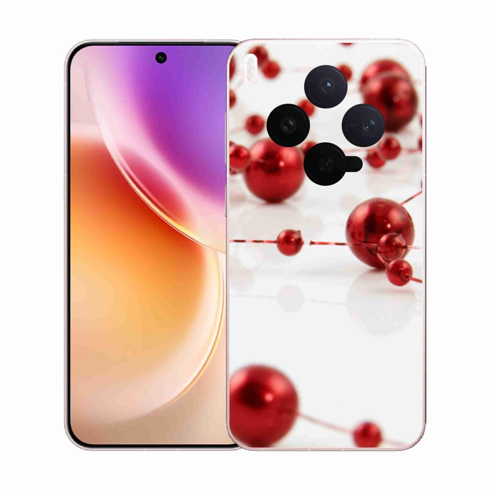 Gélový kryt mmCase na Vivo X300 - vianočná reťaz