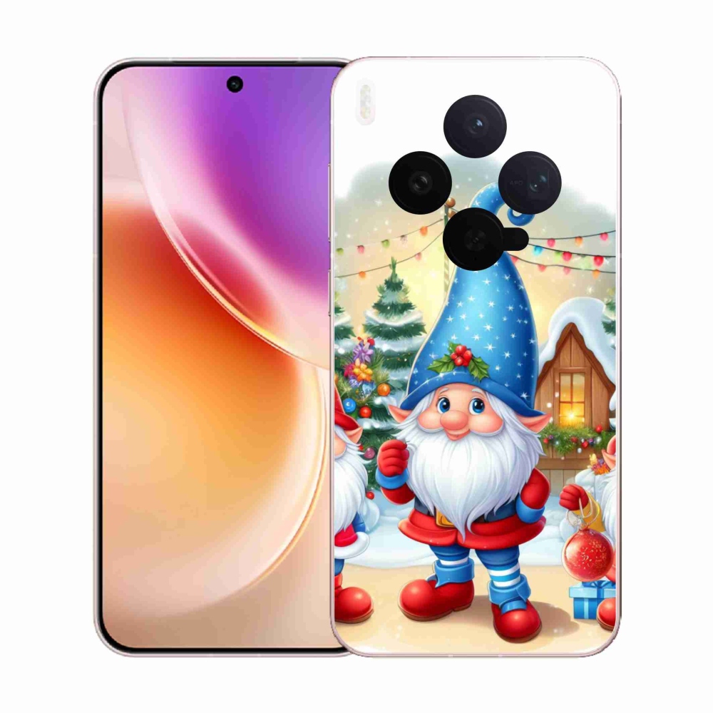 Gélový kryt mmCase na Vivo X300 - vianočné škriatkovia