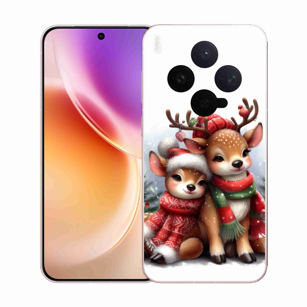 Gélový kryt mmCase na Vivo X300 - vianočné soby