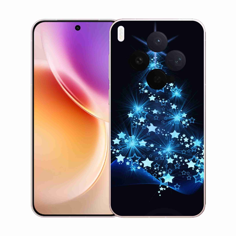 Gélový kryt mmCase na Vivo X300 - vianočný stromček