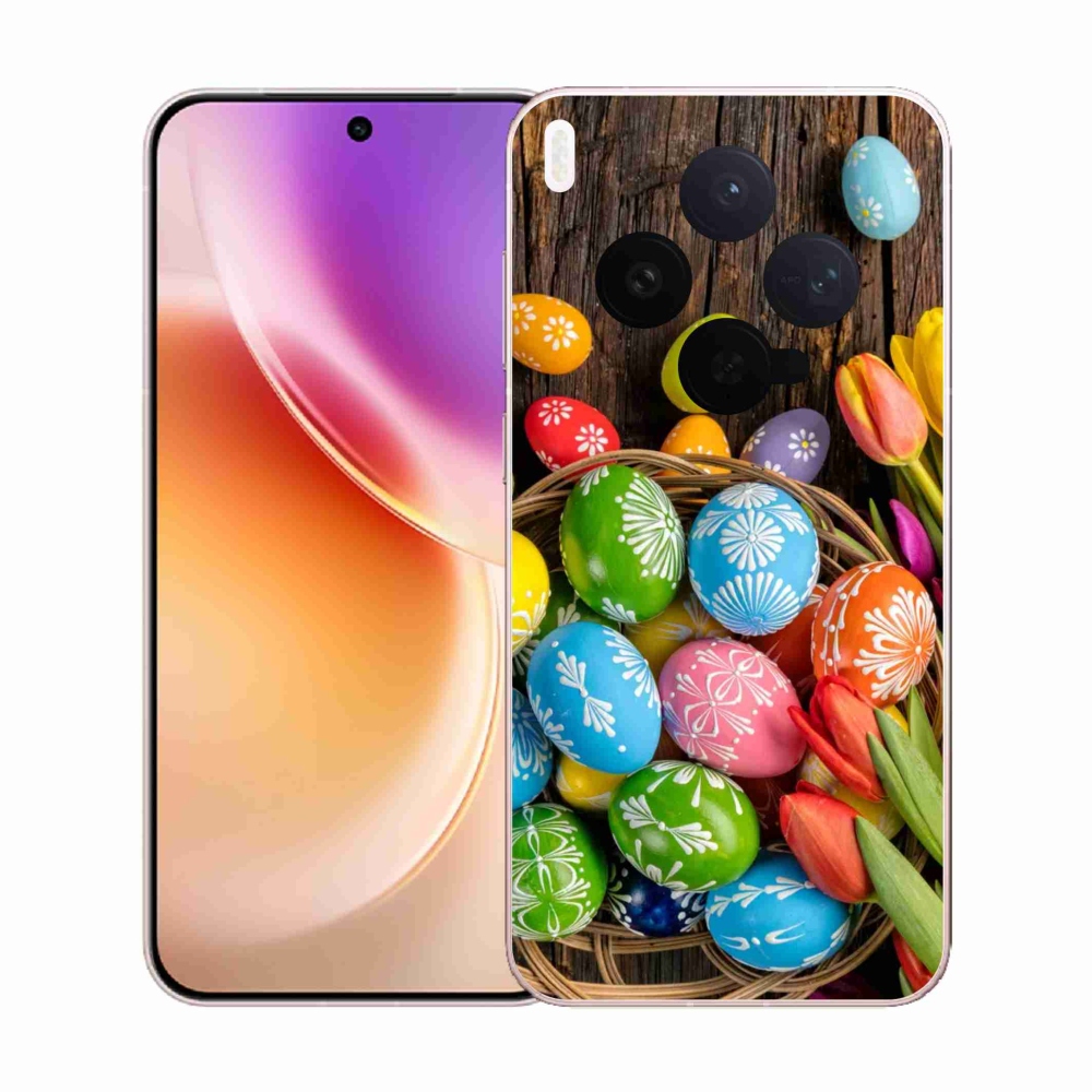 Gélový kryt mmCase na Vivo X300 - veľkonočné vajíčka