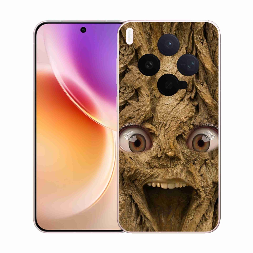 Gélový kryt mmCase na Vivo X300 - veselý strom s očami