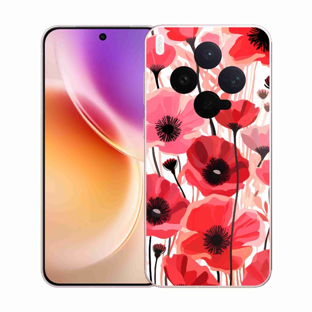 Gélový kryt mmCase na Vivo X300 - vlčí mak 1