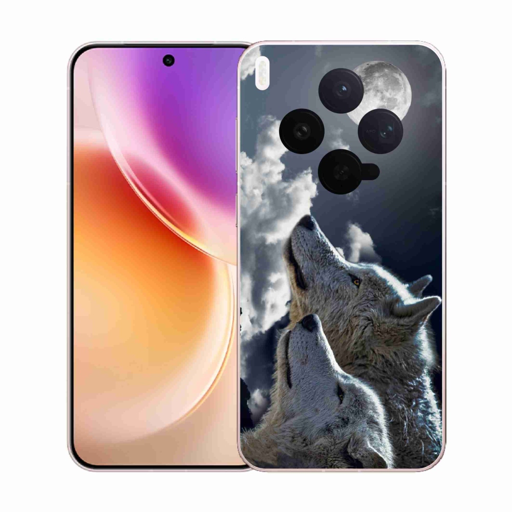 Gélový kryt mmCase na Vivo X300 - vlci