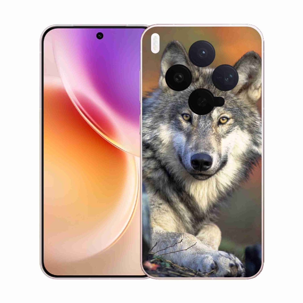 Gélový kryt mmCase na Vivo X300 - vlk