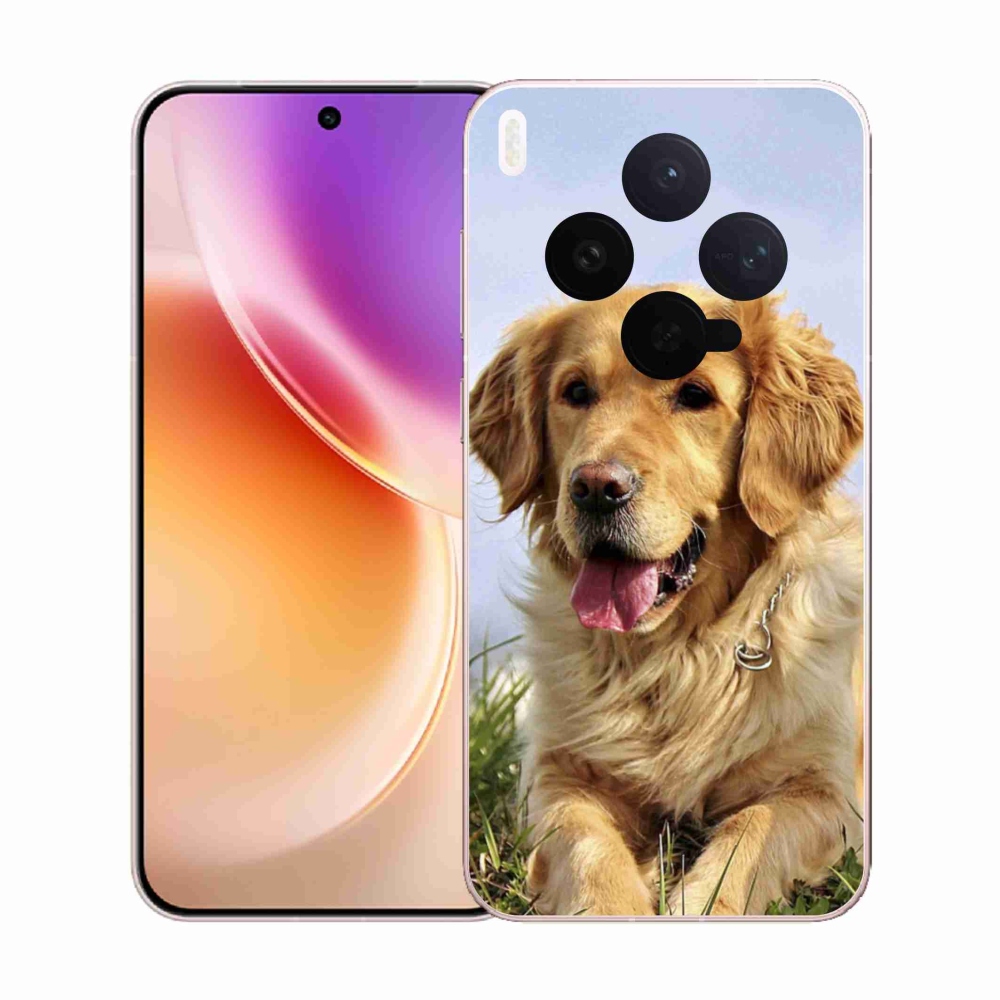 Gélový kryt mmCase na Vivo X300 - zlatý retriever